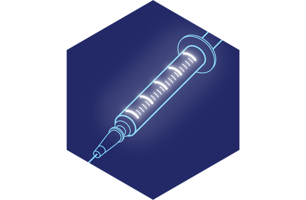Surface Embossing for Disposable Syringes: More Safety & Comfort for Patients Syringe icon: Medical applications of KURZ surface coatings