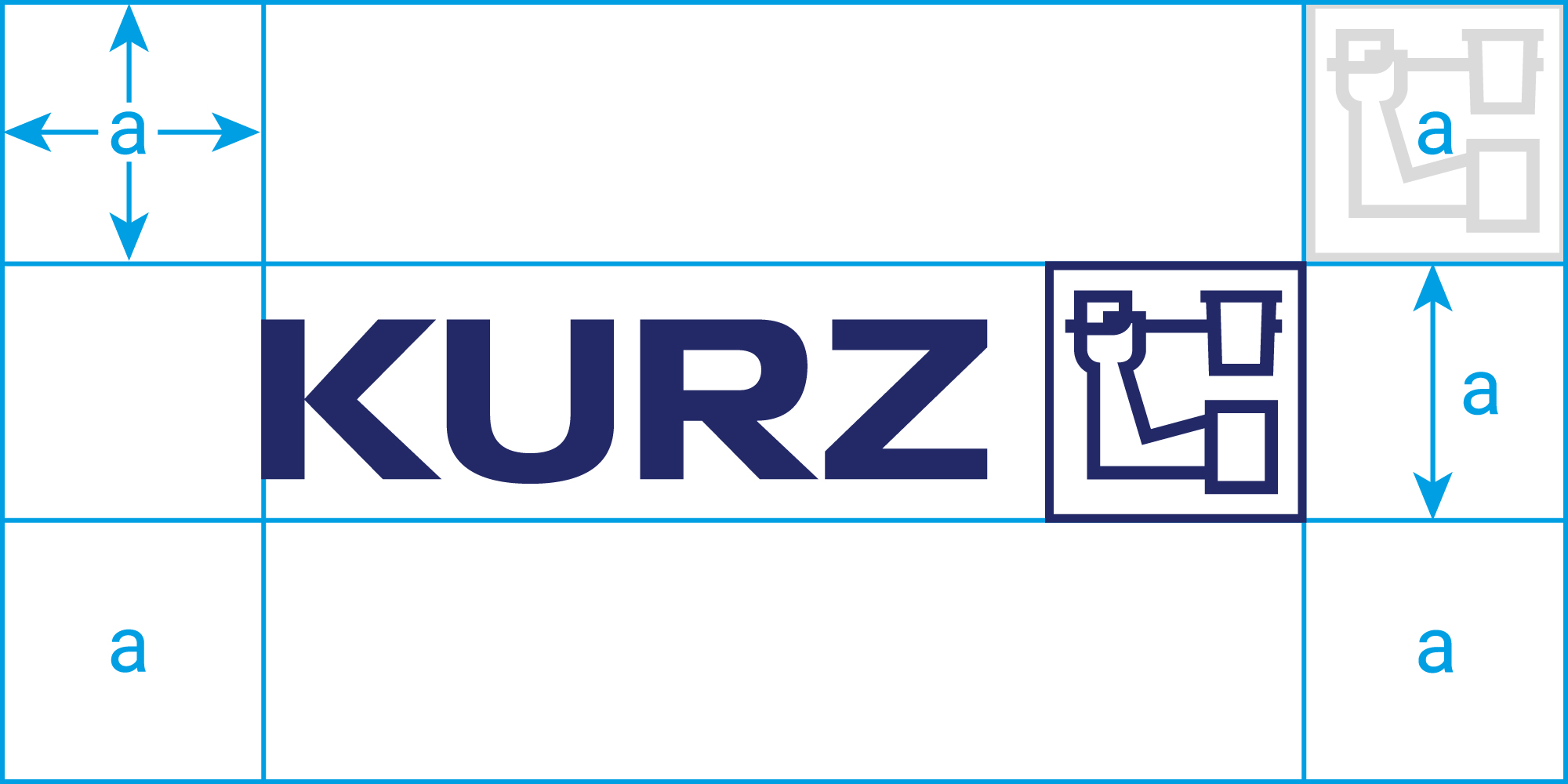 Correct Placement of the KURZ Logo: Protection Frame