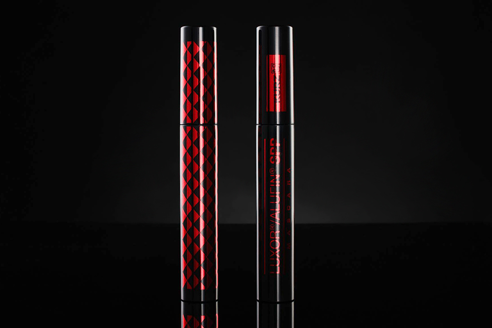 Metallic Highlights for Mascara: KURZ Surface Finishes for Mascara Tubes Mascara tubes with hot-stamped metallic highlights